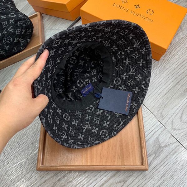 超限定♪ルイヴィトン デニム バケットハット 偽物 モノグラム vul37609